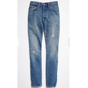 Levi's 501 High Waist Skinny Jeans (Leave a Trace)